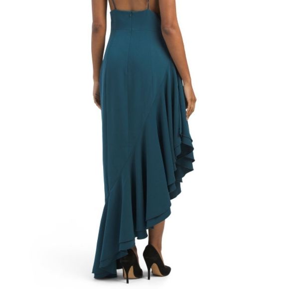 Beautiful Cameo Collection green evening gown size L, new with tags! - Picture 6 of 11